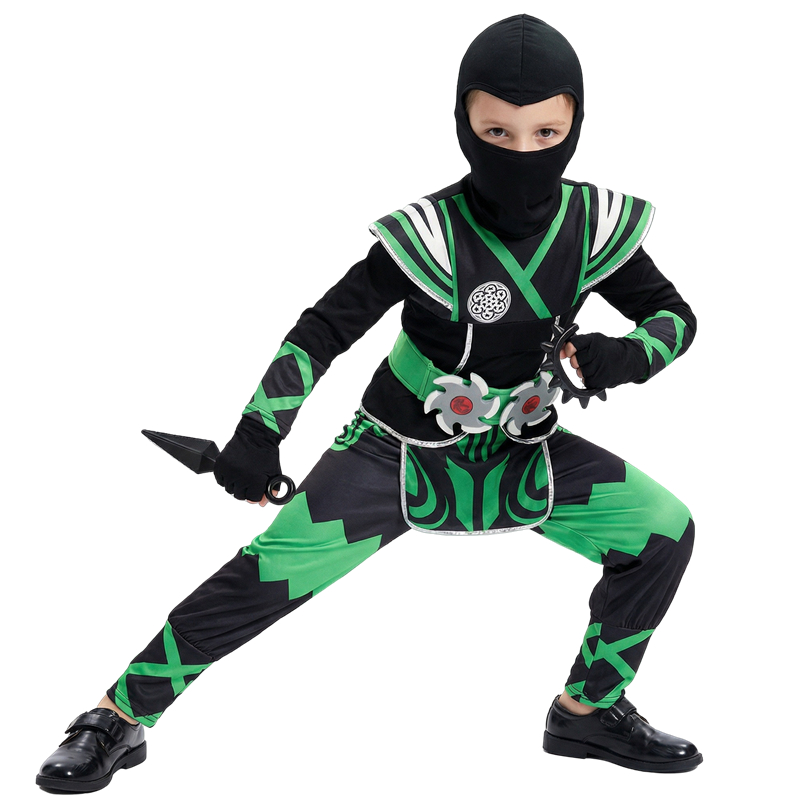 Cosplay Anime Boy - Japanese Ninja Costume Set for Children