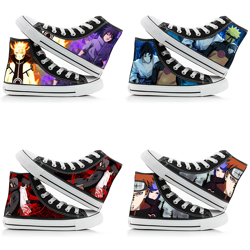 Naruto Uzumaki High-Top Canvas - Anime Cosplay Ideas Girl review and price