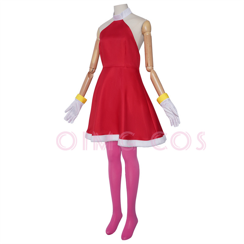 Amy Rose Cosplay Costume Adult - Anime Cosplay Female Characters review and price