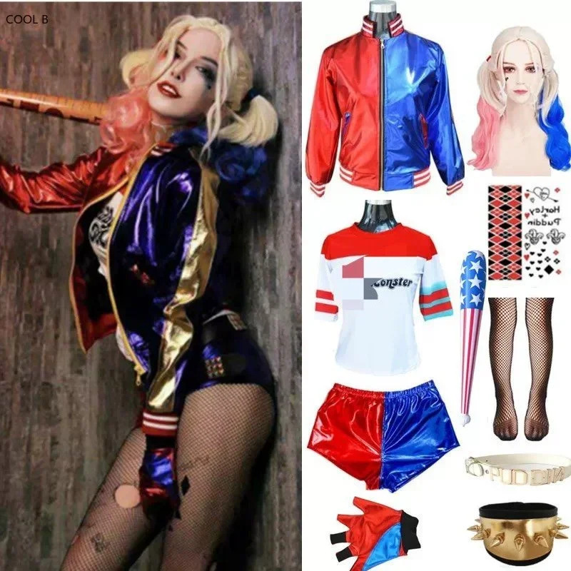 Aldult Kid Harley Cosplay Anim - Anime Harley Quinn Cosplay review and price