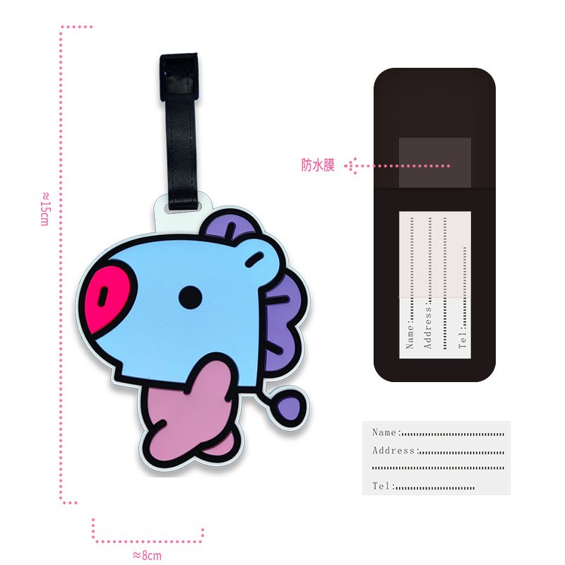 BT21 cartoon cute keychain Kaw - Cosplay Anime Online review and price