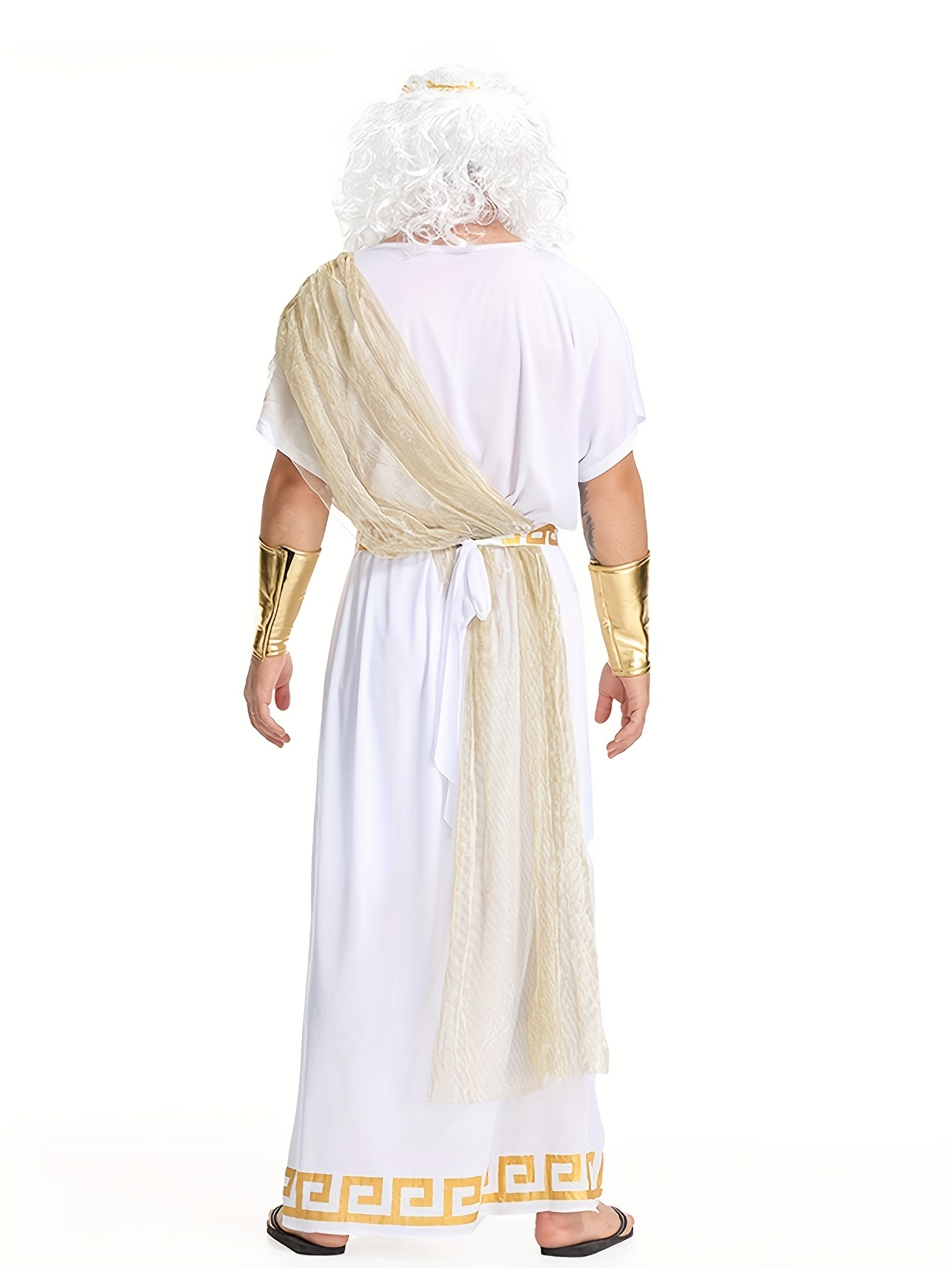 Men Zeus Greek God Costume Anc - Anime Cosplay And Costumes review and price