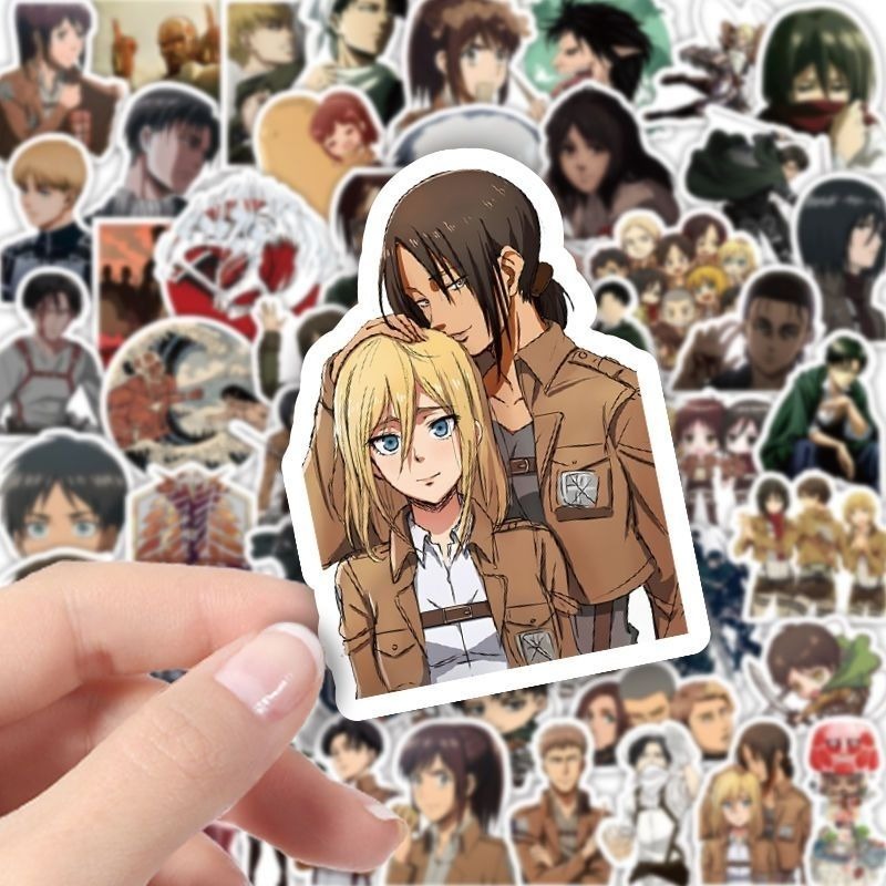 60Pcs Attack on Titan Anime St - Anime Cosplay And Costumes review and price