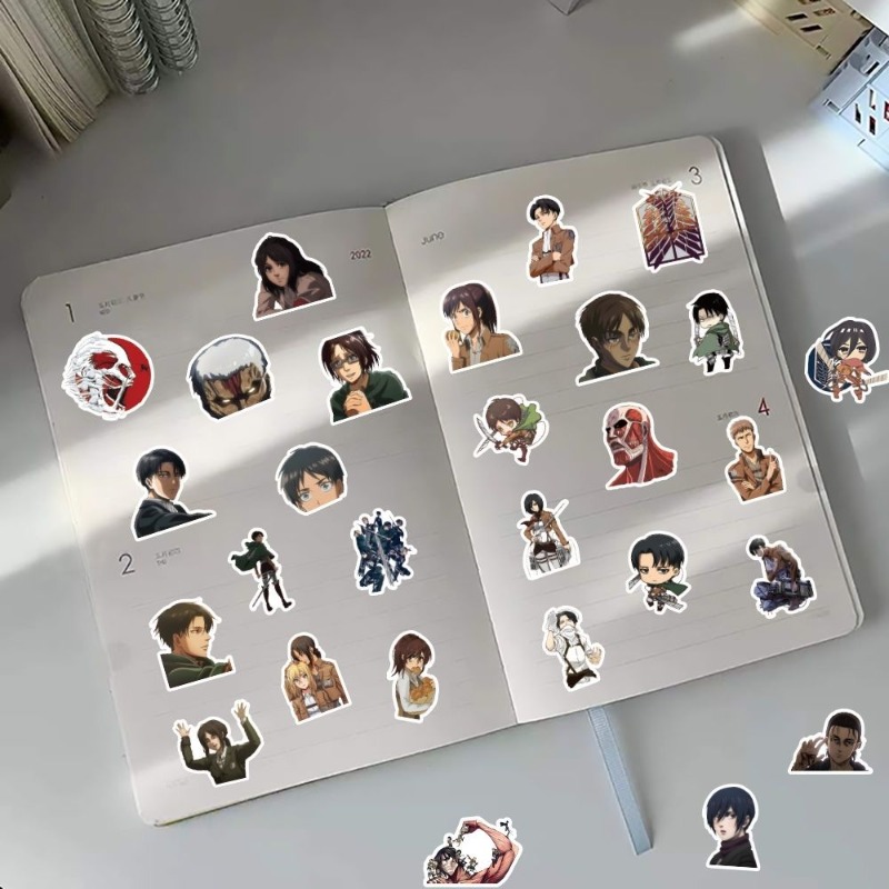 60Pcs Attack on Titan Anime St - Anime Cosplay And Costumes review and price