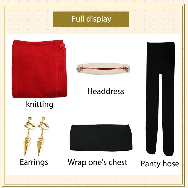 Yor Forger Cosplay Long Red Kn - Anime Cosplay Yor Forger review and price