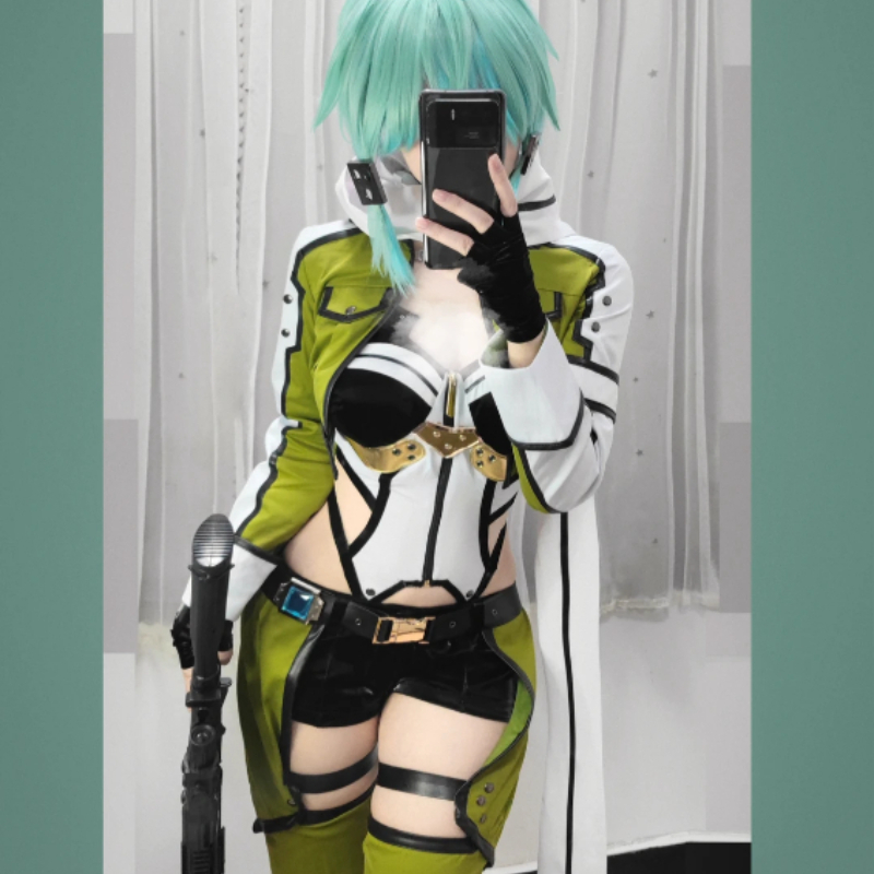 SAO Sword Art Online GGO Sinon - Cosplay Anime Online review and price