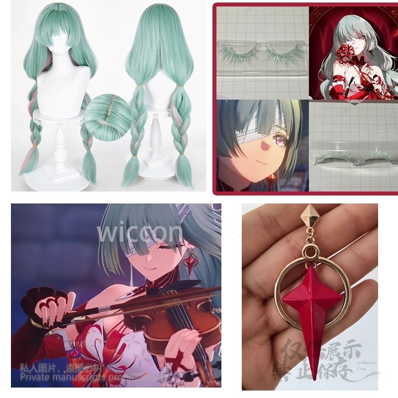 Anime Phrolova Cosplay Wig Gre - Anime Cosplay Pink review and price