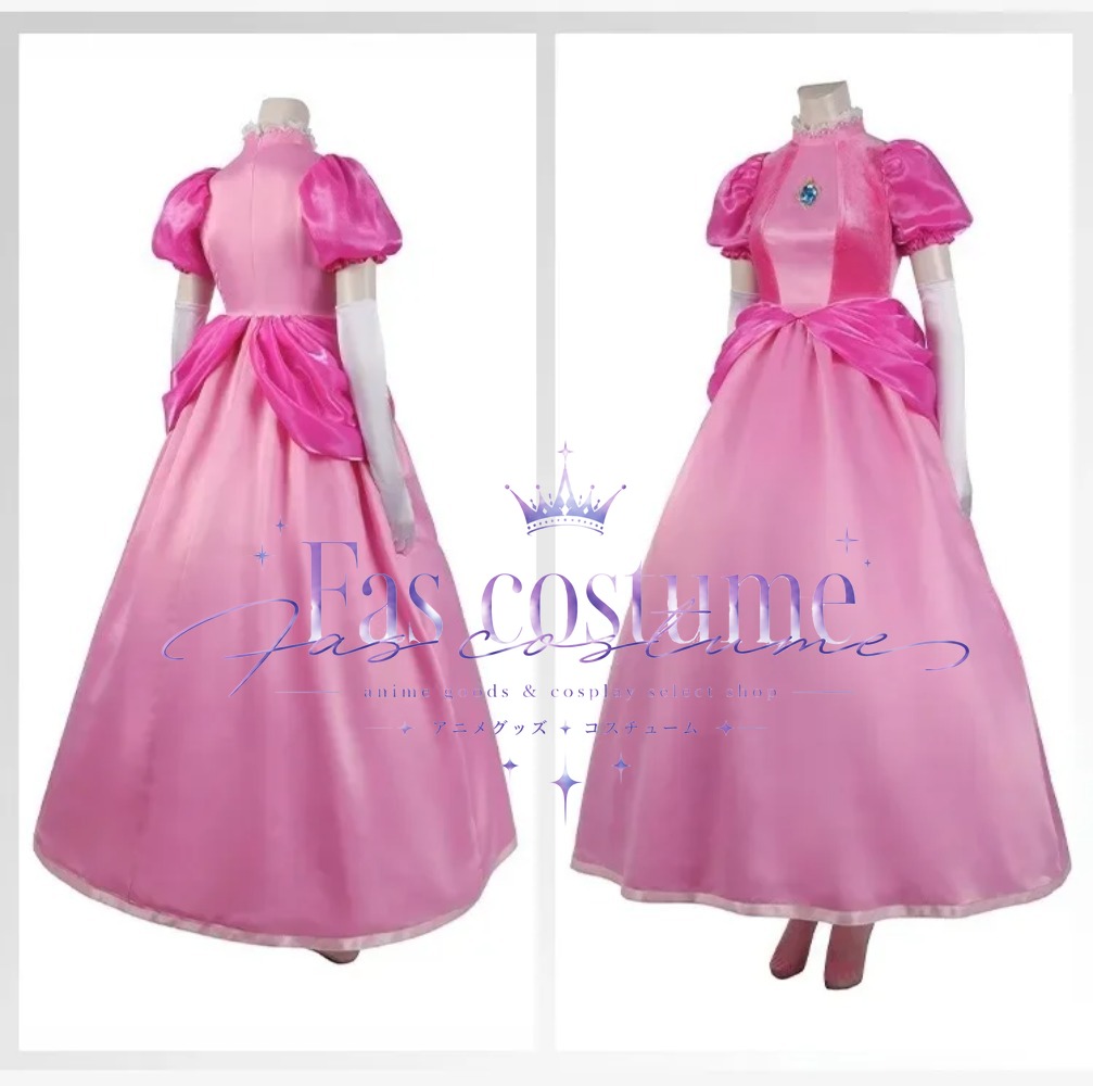 Princess Peach Cosplay Costume - Anime Cosplay Pink review and price