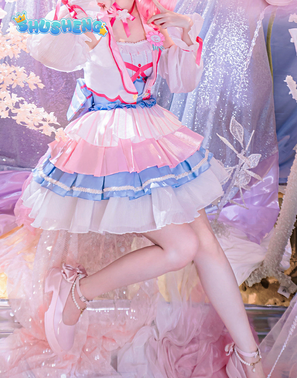 Maruyama Aya Pink Lolita BanG  - Anime Cosplay Pink review and price